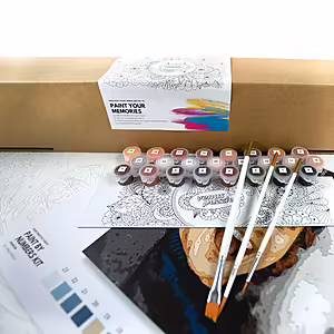 Custom Paint by Numbers 50x70 - custom paint by numbers, paint by numbers kit, paint your photo, paint by numbers custom Custom Paint by Numbers 50x70 - Pieces