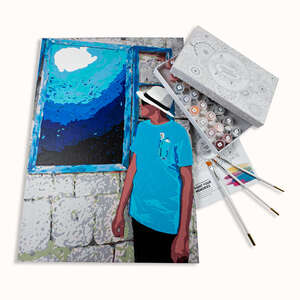Custom Paint by Numbers 35x50 FRAME - 50 x 35 cm