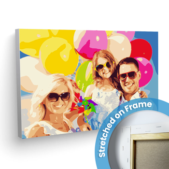 Custom Paint by numbers 70x50 - FRAME