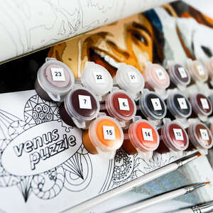 Custom Paint by numbers 50x50  -  Pieces