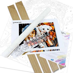 Paint by numbers 70x50 - DIY FRAME - custom paint-by-numbers, paint by numbers kit, paint your photo, personalized paint by numbers, painting from photo Paint by numbers 70x50 - DIY FRAME - € 55.48