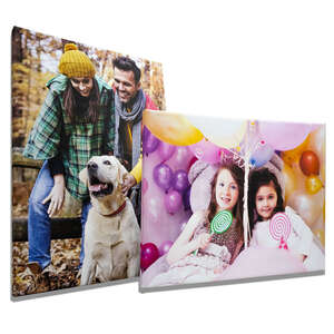 Custom canvas print made from a family